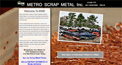 Desktop Screenshot of metroscrapmetal.com
